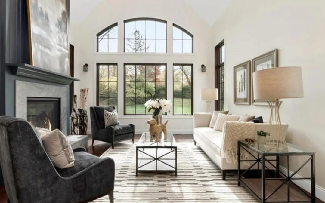 Beautifully staged living room with neutral colors, decluttered space, and inviting decor to appeal to potential home buyers.